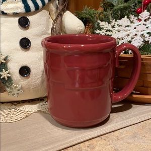Longaberger Woven Traditions Mug. Paprika